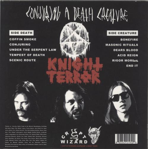 Knight Terror Conjuring A Death Creature vinyl LP album (LP record) UK -IGLPCO881368