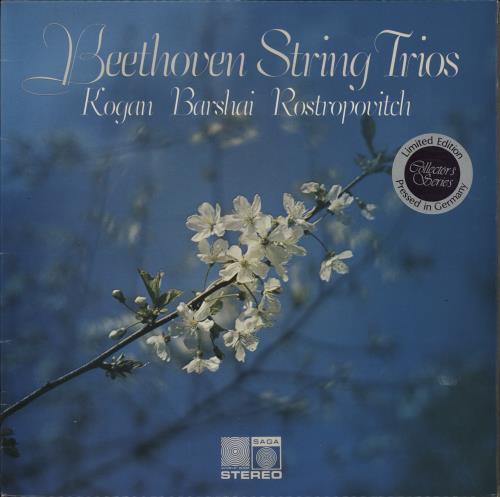 Kogan Barshai Rostropovitch Beethoven String Trios vinyl LP album (LP record) UK 3YHLPBE773277