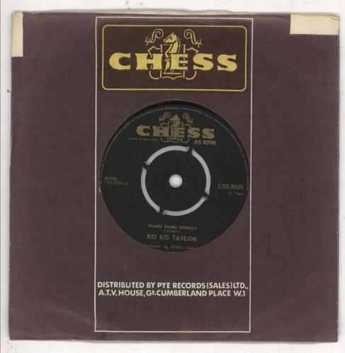 Koko Taylor Wang Dang Doodle 7" vinyl single (7 inch record / 45) UK KG-07WA737708