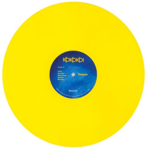 Kokoko! Fongola - Yellow Vinyl vinyl LP album (LP record) UK 70QLPFO866460