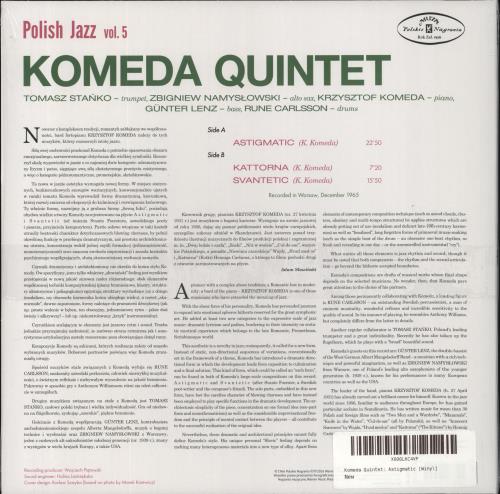Komeda Quintet Astigmatic vinyl LP album (LP record) Polish 67WLPAS834275