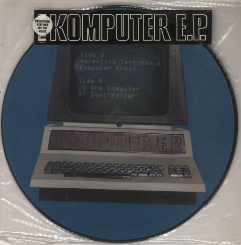 Komputer Komputer E.P. picture disc LP (vinyl picture disc album) UK KM0PDKO848284