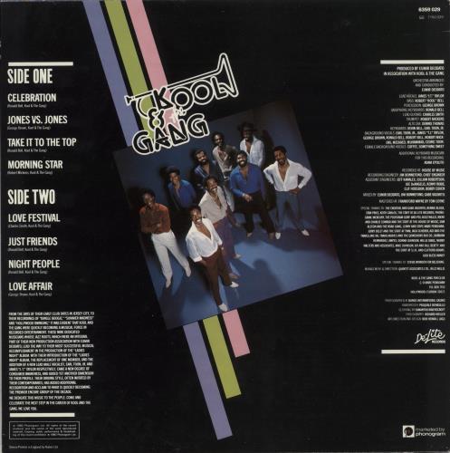 Kool & The Gang Celebrate! vinyl LP album (LP record) UK KOOLPCE289105