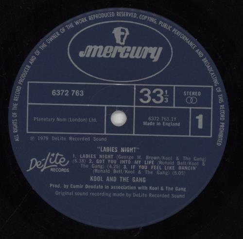 Kool & The Gang Ladies' Night vinyl LP album (LP record) UK KOOLPLA289098