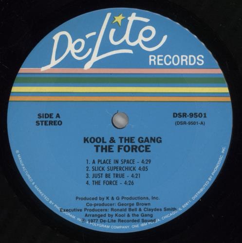 Kool & The Gang The Force vinyl LP album (LP record) US KOOLPTH882078