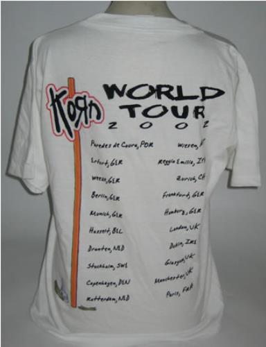 Korn 2002 World Tour t-shirt UK KORTSWO417353