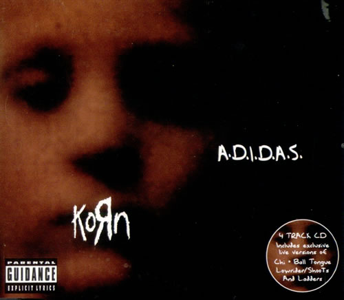 Korn A.D.I.D.A.S. CD single (CD5 / 5") UK KORC5AD196844