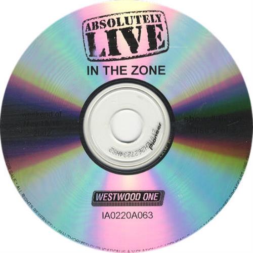 Korn Absolutely Live In The Zone CD-R acetate US KORCRAB274568