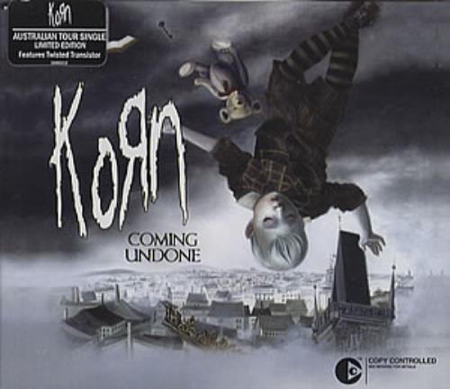 Korn Coming Undone CD single (CD5 / 5") Australian KORC5CO354700