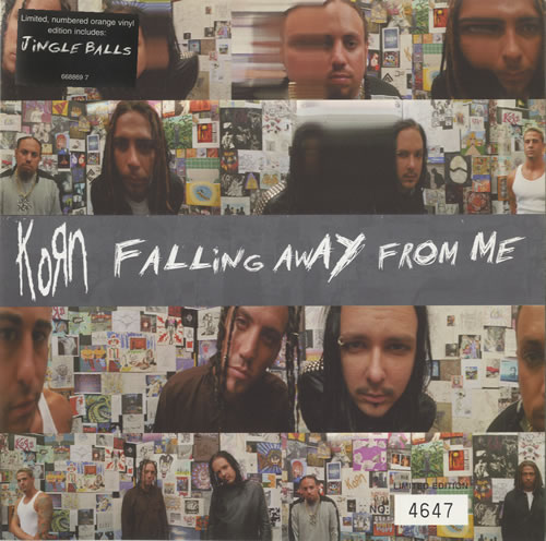 Korn Falling Away From Me 7" vinyl single (7 inch record / 45) UK KOR07JI277953
