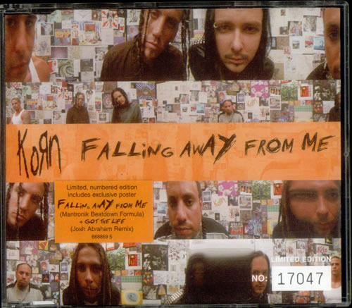 Korn Falling Away From Me CD single (CD5 / 5") UK KORC5FA542456