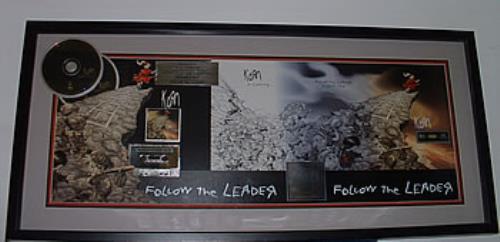 Korn Follow The Leader award disc US KORAWFO204595