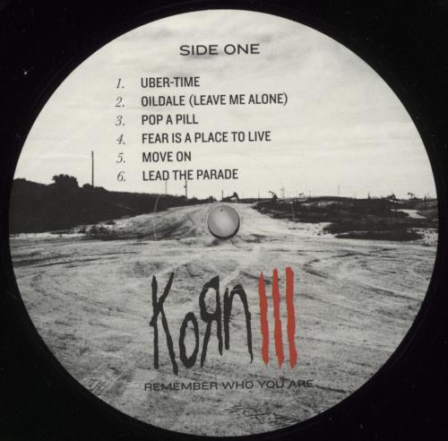 Korn Korn III: Remember Who You Are - VG vinyl LP album (LP record) UK KORLPKO867836