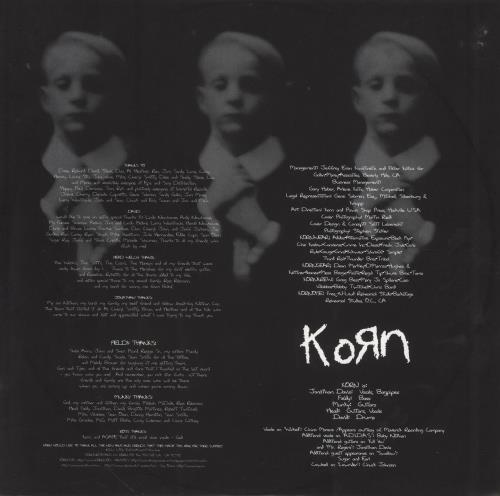 Korn Life Is Peachy vinyl LP album (LP record) UK KORLPLI120773