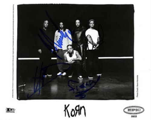 Korn Signed Photograph photograph US KORPHSI315949