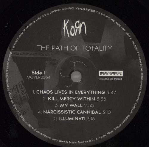 Korn The Path Of Totality - 180gm vinyl LP album (LP record) UK KORLPTH857000