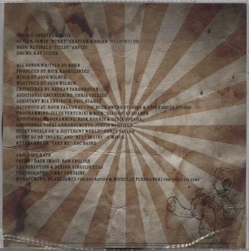 Korn The Serenity of Suffering - VG picture disc LP (vinyl picture disc album) US KORPDTH876837