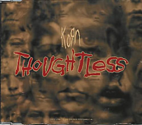 Korn Thoughtless - Clean Album Version CD single (CD5 / 5") UK KORC5TH278324