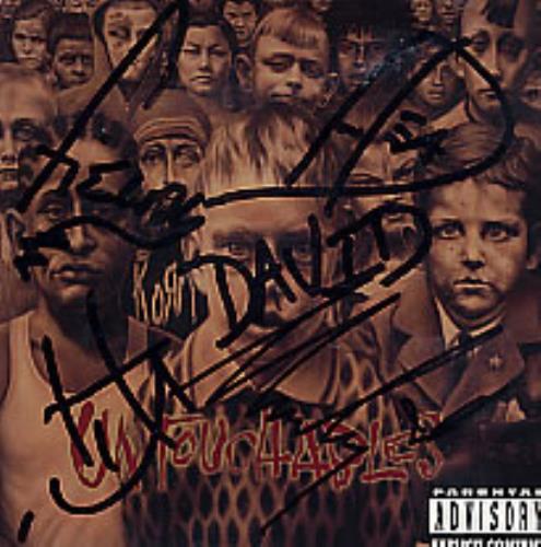 Korn Untouchables - AUTOGRAPHED in BLACK CD album (CDLP) US KORCDUN269997