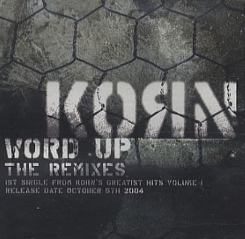 Korn Word Up - The Remixes CD single (CD5 / 5") US KORC5WO326132