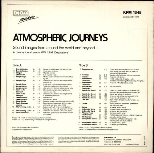 KPM Library Atmospheric Journeys vinyl LP album (LP record) UK KP1LPAT691395