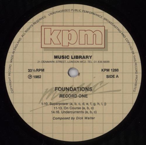 KPM Library Foundations 2-LP vinyl record set (Double LP Album) UK KP12LFO893571