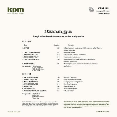 KPM Library Image - Remastered 140 Gram Black Vinyl - Sealed vinyl LP album (LP record) UK KP1LPIM828140