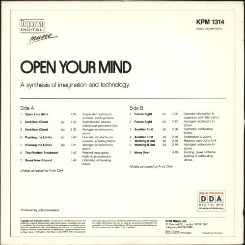 KPM Library Open Your Mind vinyl LP album (LP record) UK KP1LPOP689331