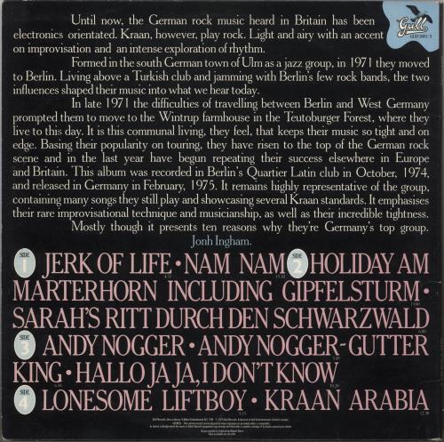 Kraan Live - EX 2-LP vinyl record set (Double LP Album) UK KUP2LLI736863