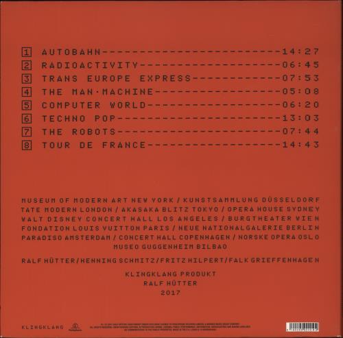 Kraftwerk 3-D (1 2 3 4 5 6 7 8) 2-LP vinyl record set (Double LP Album) UK KRA2LD881780