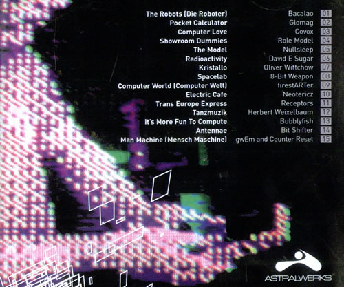 Kraftwerk 8-Bit Operators CD-R acetate US KRACRBI499054