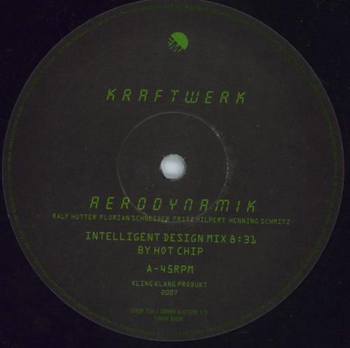 Kraftwerk Aerodynamik / La Forme 12" vinyl single (12 inch record / Maxi-single) UK KRA12AE414048