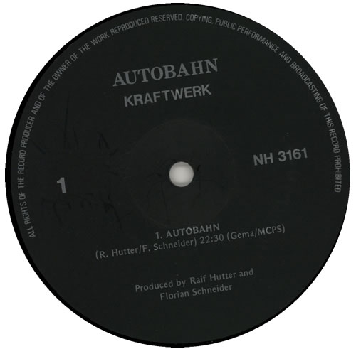 Kraftwerk Autobahn - 1st vinyl LP album (LP record) New Zealand KRALPAU574116