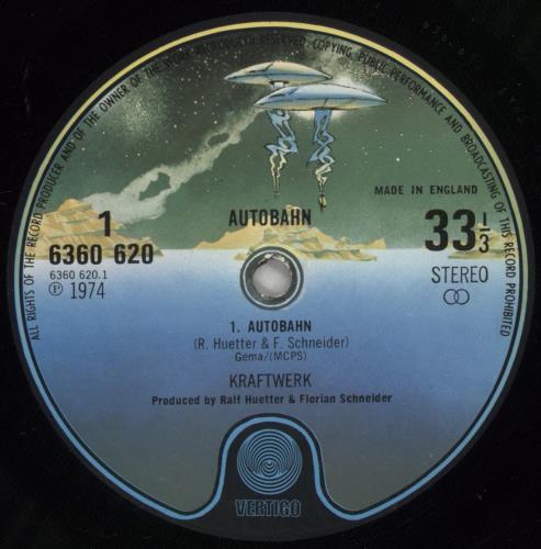 Kraftwerk Autobahn - 2nd - VG vinyl LP album (LP record) UK KRALPAU876954