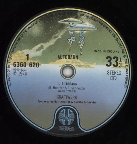 Kraftwerk Autobahn - 2nd vinyl LP album (LP record) UK KRALPAU532500