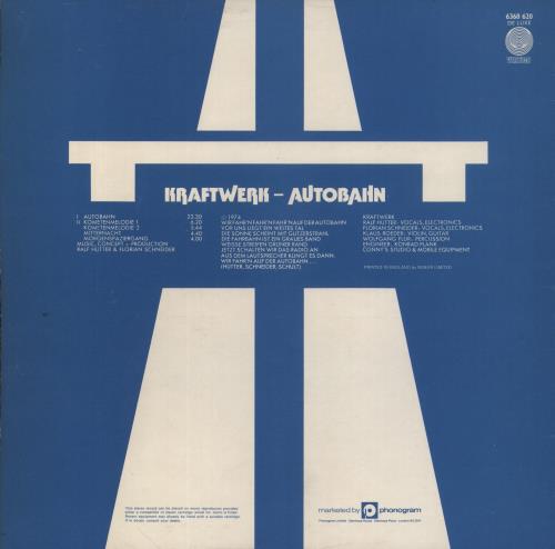 Kraftwerk Autobahn - 2nd vinyl LP album (LP record) UK KRALPAU532500
