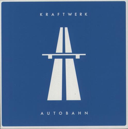 Kraftwerk Autobahn - Blue Vinyl 7" + MusikExpress Magazine 7" vinyl single (7 inch record / 45) German KRA07AU867864