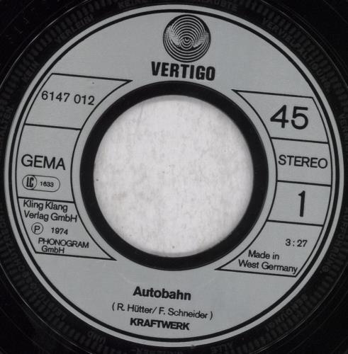 Kraftwerk Autobahn - Jukebox - P/s 7" vinyl single (7 inch record / 45) German KRA07AU839573