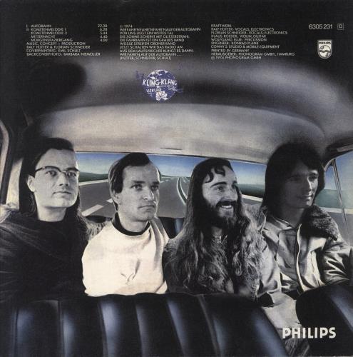 Kraftwerk Autobahn - Textured sleeve vinyl LP album (LP record) German KRALPAU845020