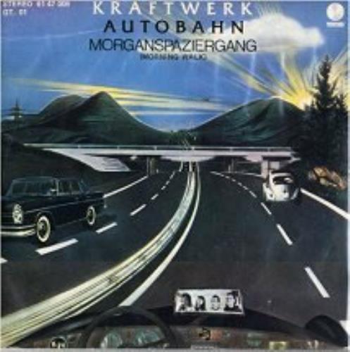 Kraftwerk Autobahn 7" vinyl single (7 inch record / 45) Spanish KRA07AU148817