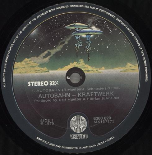Kraftwerk Autobahn vinyl LP album (LP record) Australian KRALPAU658073