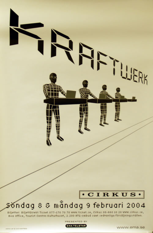 Kraftwerk Cirkus poster Swedish KRAPOCI618084