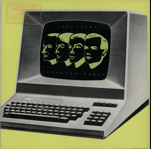 Kraftwerk Computer World - Promo Stickered vinyl LP album (LP record) US KRALPCO630402