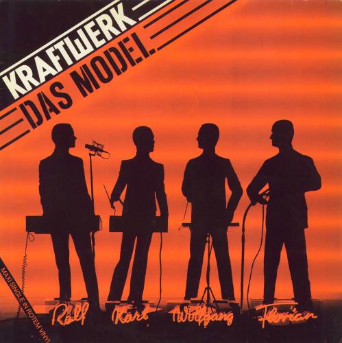 Kraftwerk Das Model - Black Vinyl 12" vinyl single (12 inch record / Maxi-single) German KRA12DA799889