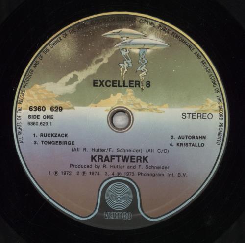 Kraftwerk Exceller 8 - EX vinyl LP album (LP record) New Zealand KRALPEX855206