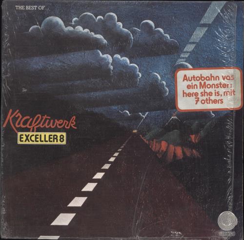 Kraftwerk Exceller 8 - Hype Stickered vinyl LP album (LP record) UK KRALPEX534265
