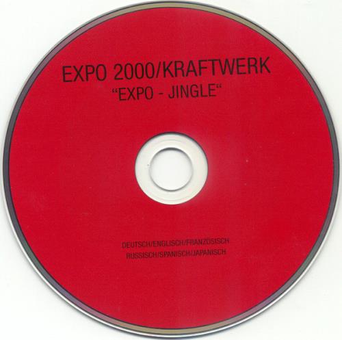 Kraftwerk Expo 2000 Jingle CD single (CD5 / 5") German KRAC5EX175462