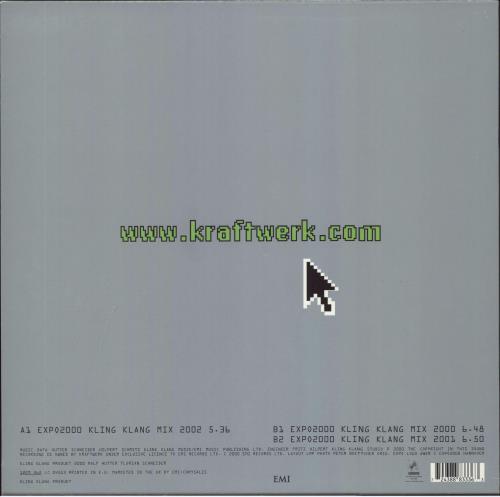 Kraftwerk Expo 2000 12" vinyl single (12 inch record / Maxi-single) UK KRA12EX152773
