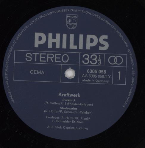 Kraftwerk Kraftwerk - Gatefold sleeve - VG vinyl LP album (LP record) German KRALPKR582198