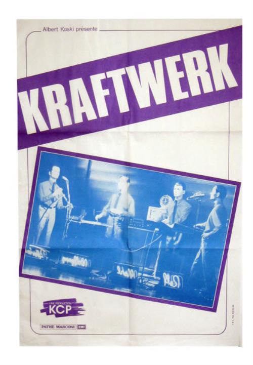 Kraftwerk Kraftwerk poster French KRAPOKR422536